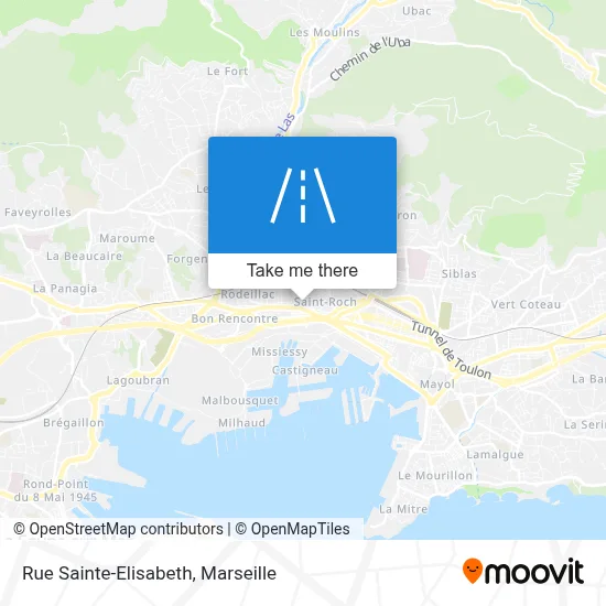 Rue Sainte-Elisabeth map