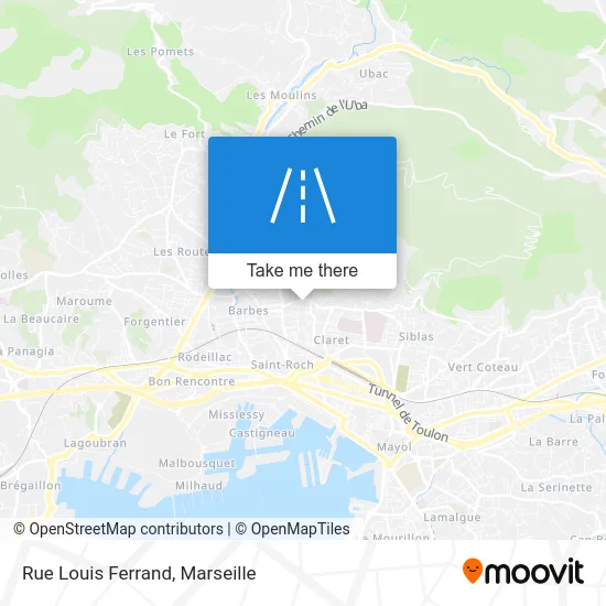 Rue Louis Ferrand map