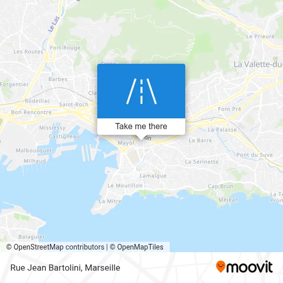 Rue Jean Bartolini map