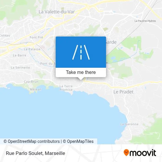 Rue Parlo Soulet map