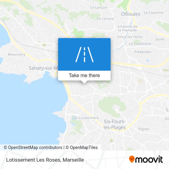 Lotissement Les Roses map