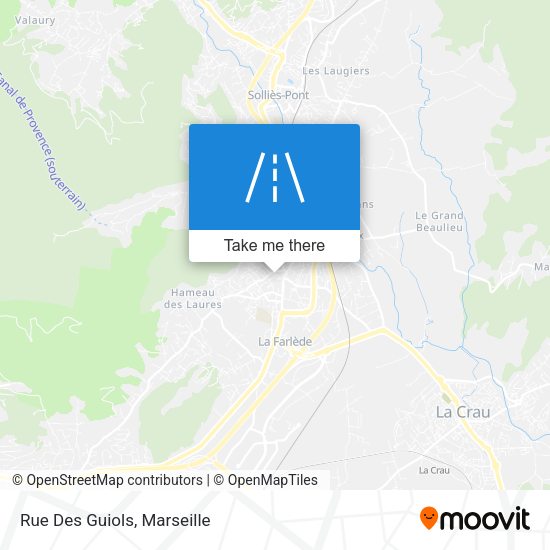 Rue Des Guiols map