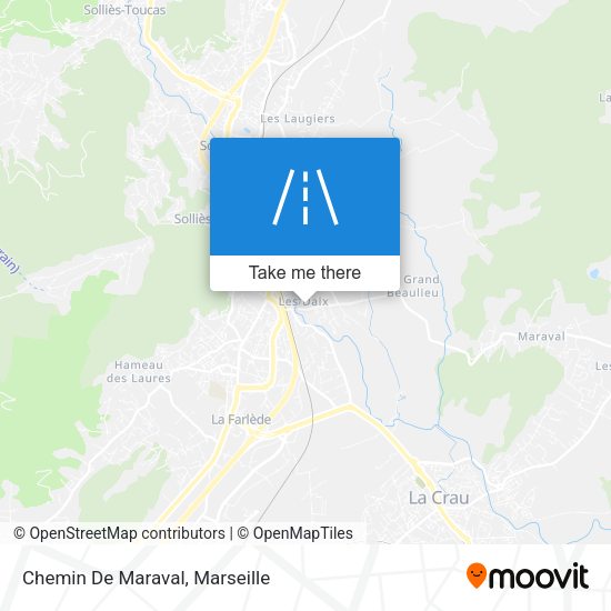 Chemin De Maraval map