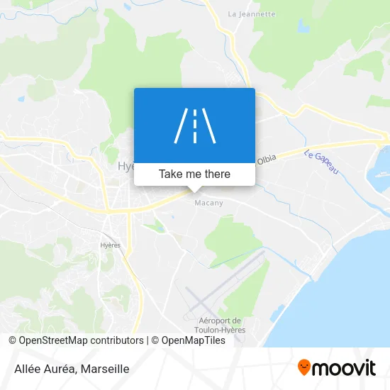 Allée Auréa map