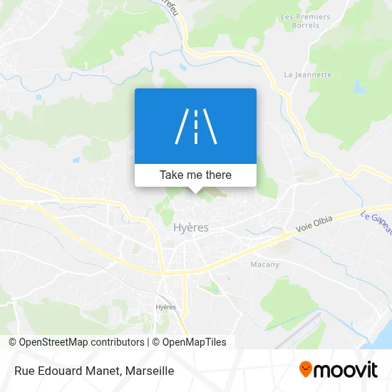 Rue Edouard Manet map