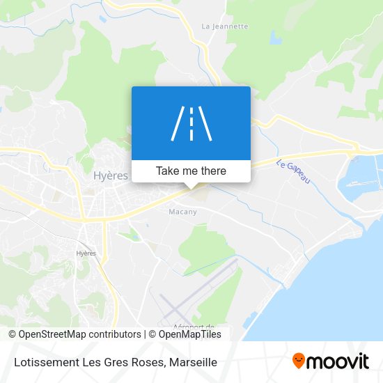 Lotissement Les Gres Roses map