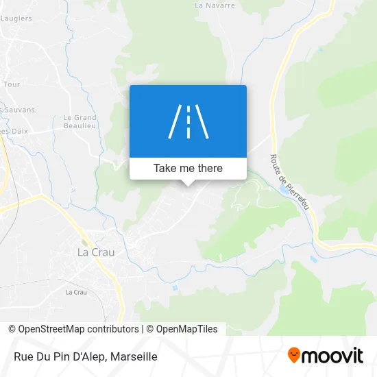 Rue Du Pin D'Alep map