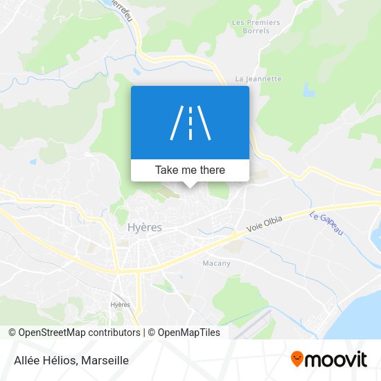 Allée Hélios map
