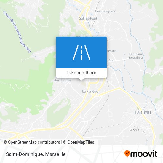 Saint-Dominique map