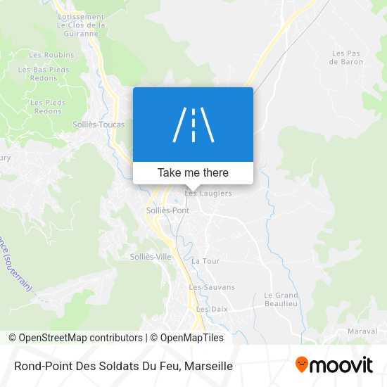 Rond-Point Des Soldats Du Feu map