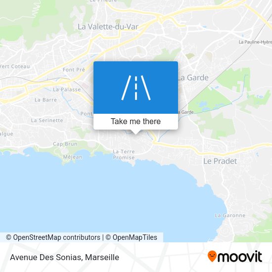 Avenue Des Sonias map