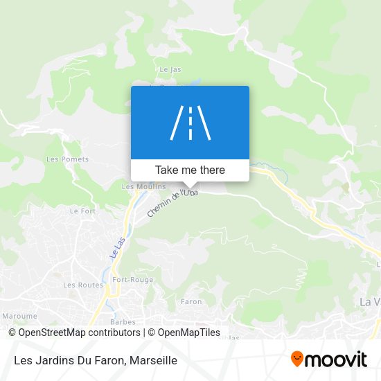 Les Jardins Du Faron map