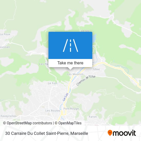 30 Carraire Du Collet Saint-Pierre map