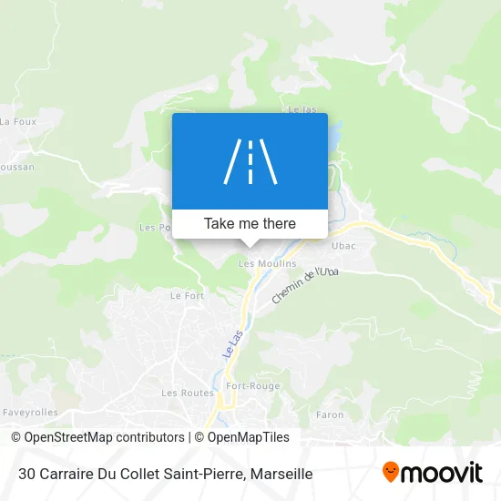 30 Carraire Du Collet Saint-Pierre map