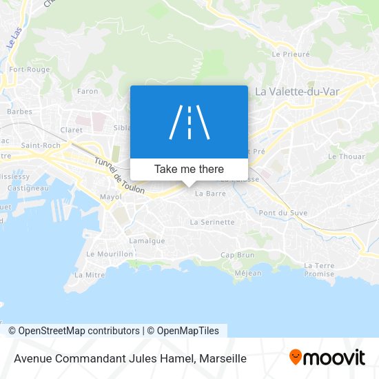 Avenue Commandant Jules Hamel map