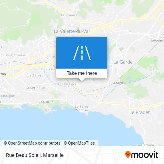 Rue Beau Soleil map