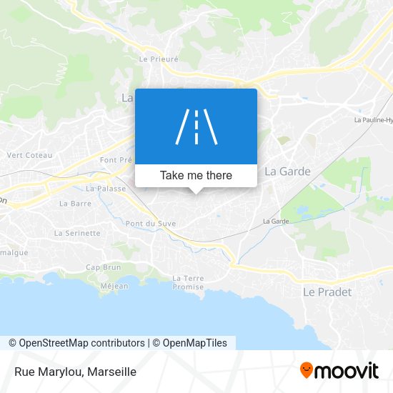 Rue Marylou map
