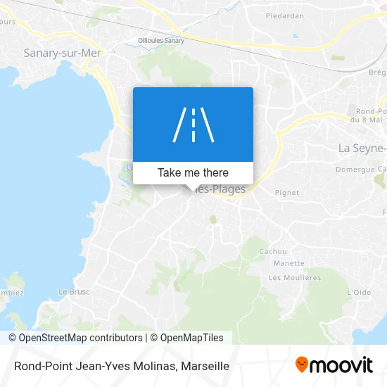 Rond-Point Jean-Yves Molinas map