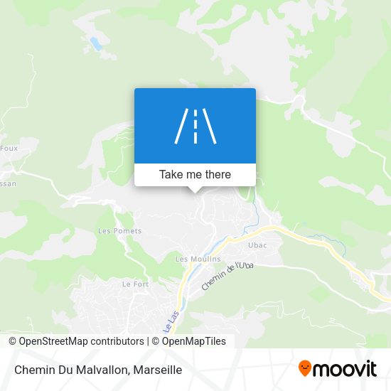 Chemin Du Malvallon map