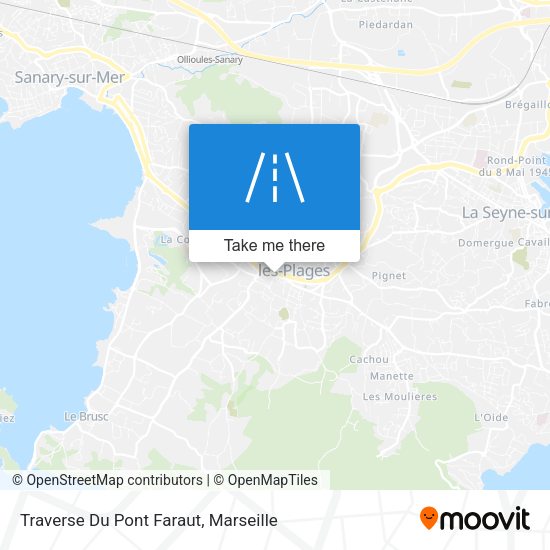 Traverse Du Pont Faraut map