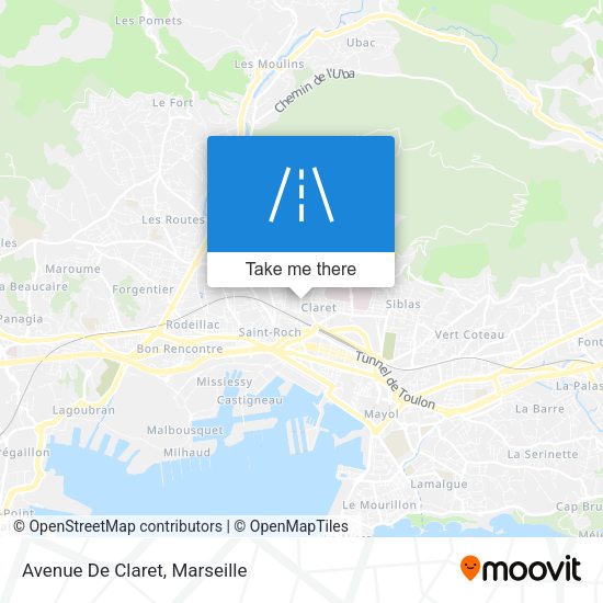 Avenue De Claret map