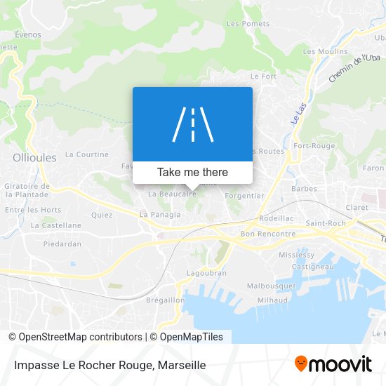 Impasse Le Rocher Rouge map