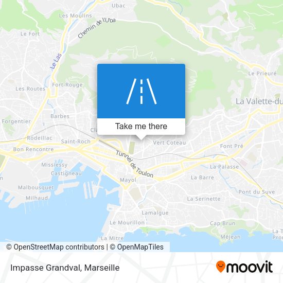 Impasse Grandval map