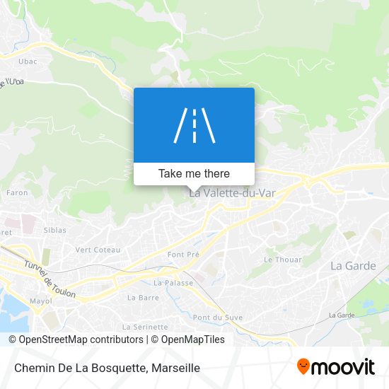 Chemin De La Bosquette map