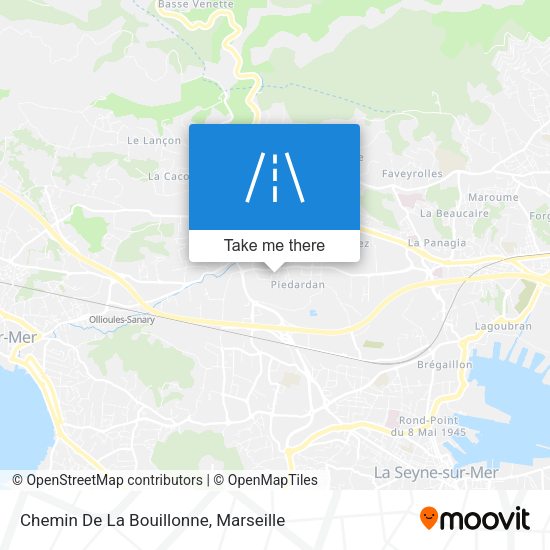 Chemin De La Bouillonne map