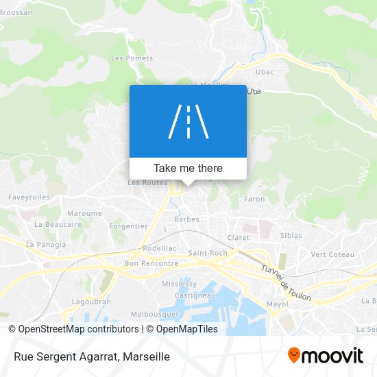Rue Sergent Agarrat map