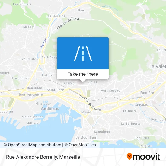 Rue Alexandre Borrelly map