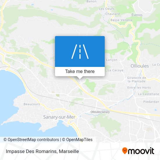 Impasse Des Romarins map