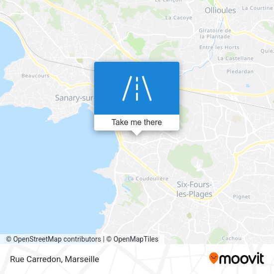 Rue Carredon map