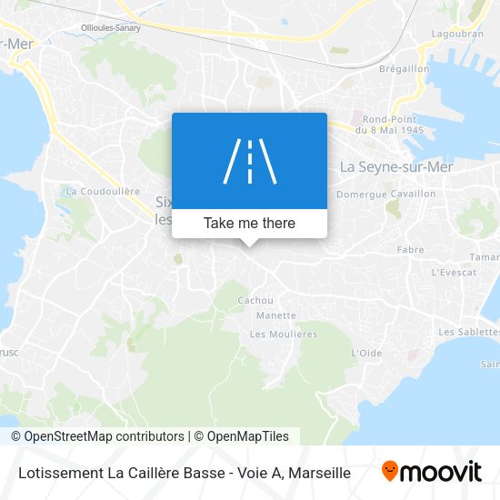 Lotissement La Caillère Basse - Voie A map