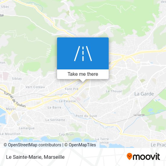 Le Sainte-Marie map