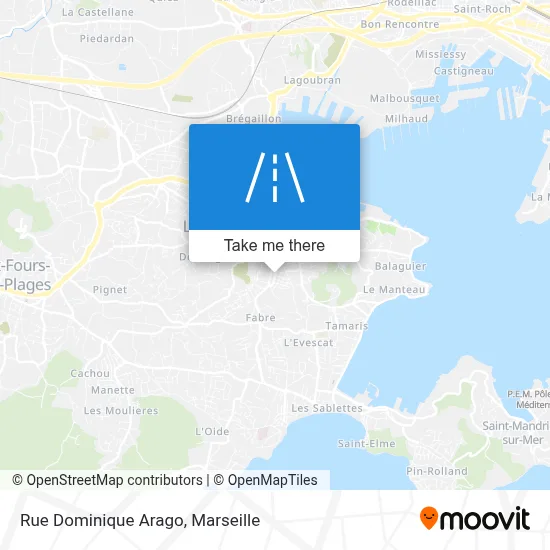 Rue Dominique Arago map