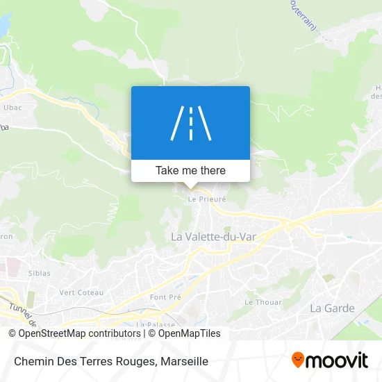 Chemin Des Terres Rouges map