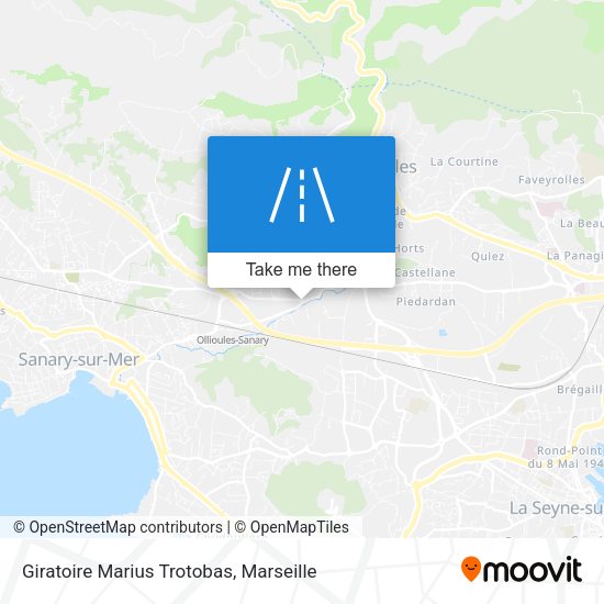 Giratoire Marius Trotobas map