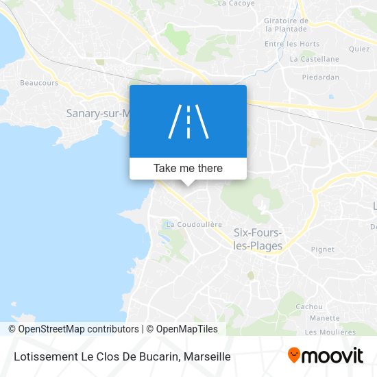 Lotissement Le Clos De Bucarin map