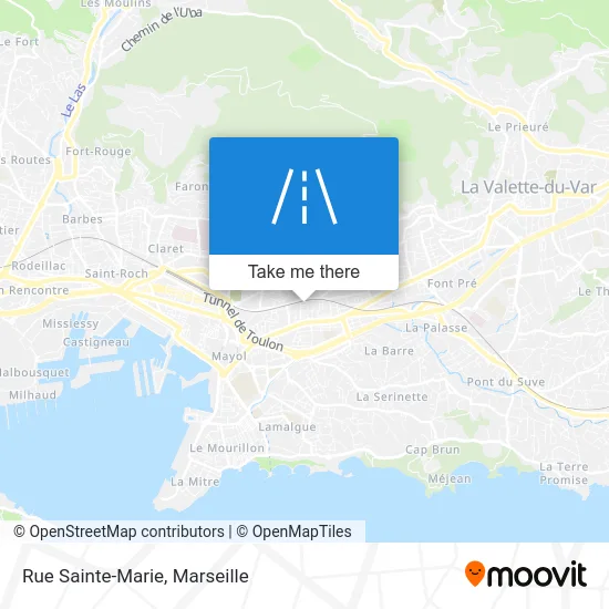 Rue Sainte-Marie map