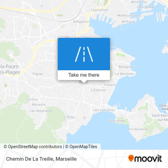Chemin De La Treille map