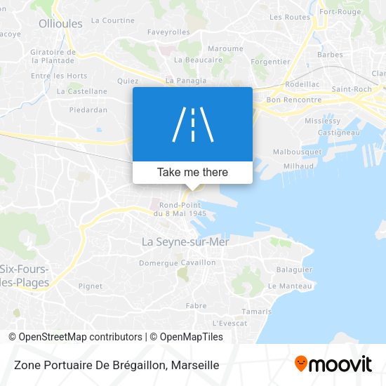 Zone Portuaire De Brégaillon map