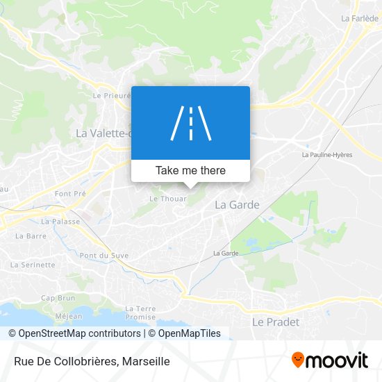 Rue De Collobrières map