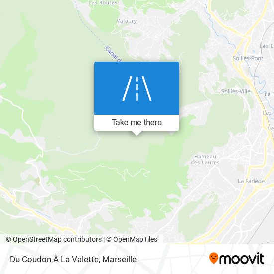 Du Coudon À La Valette map