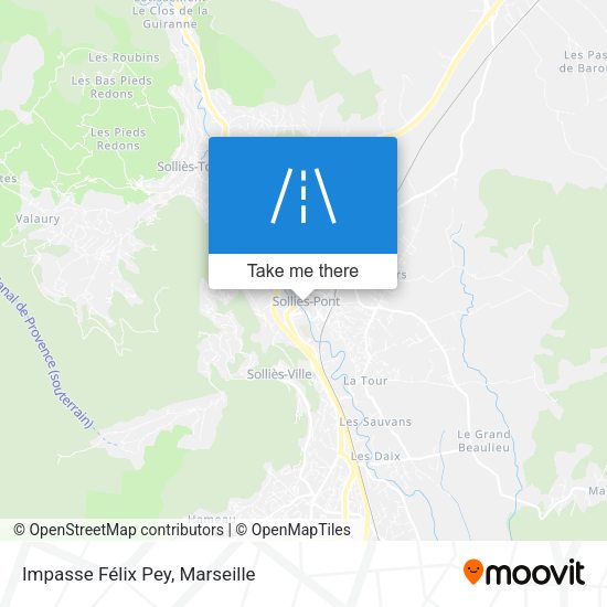 Impasse Félix Pey map