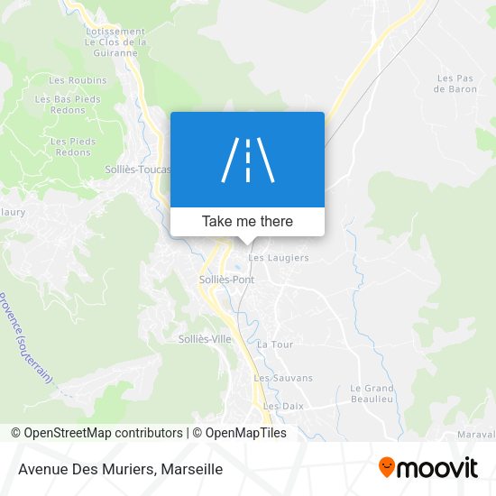 Avenue Des Muriers map