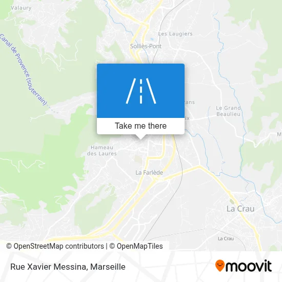 Rue Xavier Messina map
