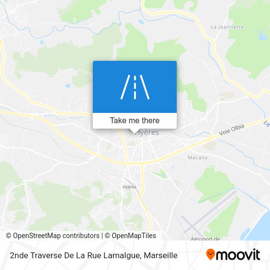 2nde Traverse De La Rue Lamalgue map