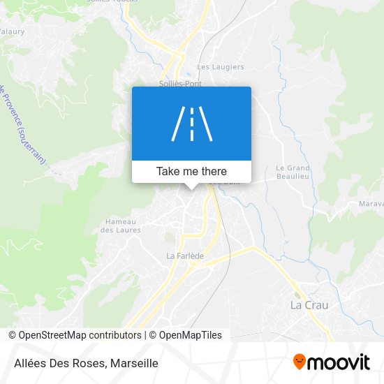 Allées Des Roses map