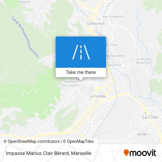 Impasse Marius Clair Bérard map